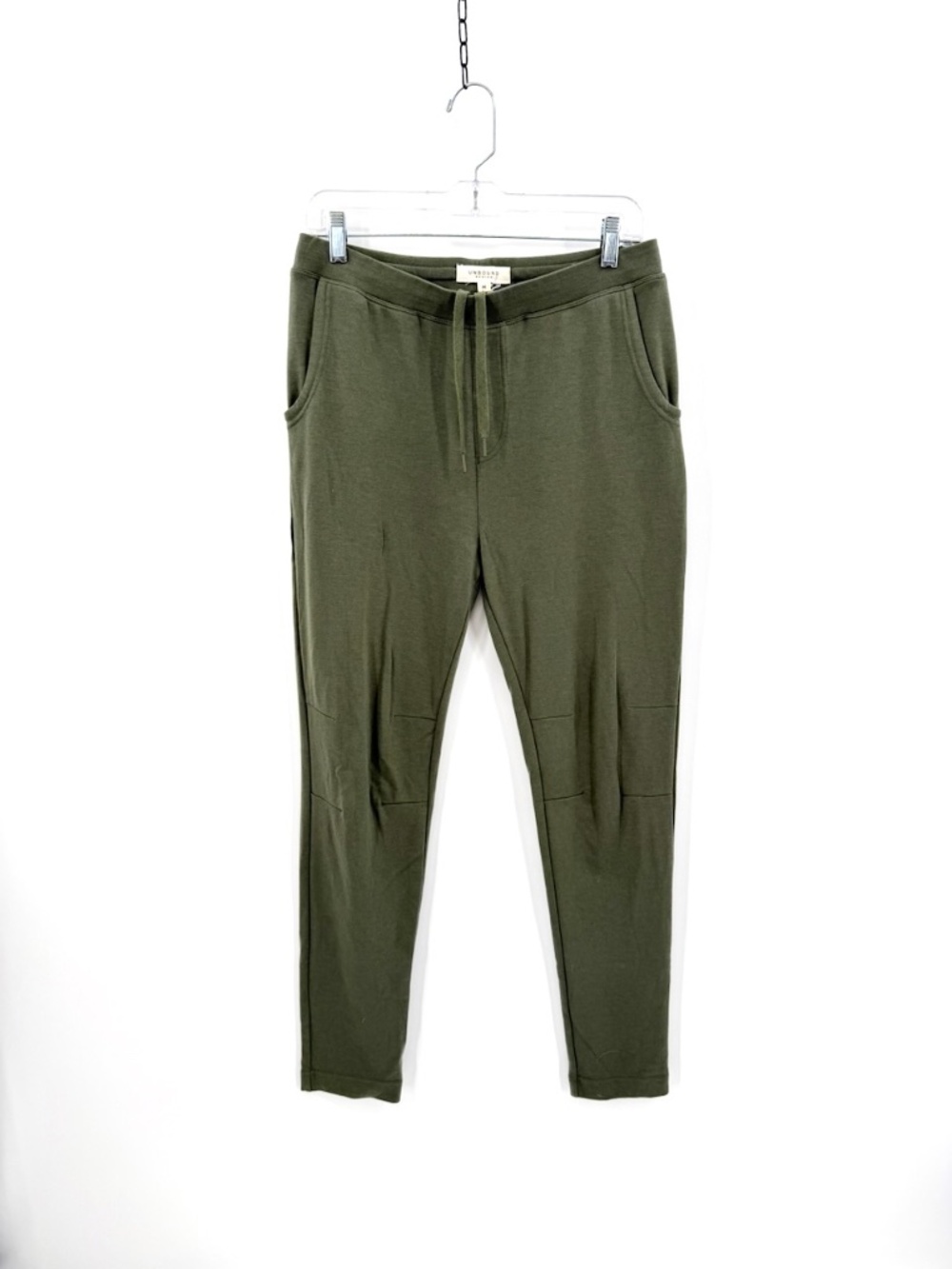Unbound Merino Wool Tencel Joggers Men M Forest Green Active Lounge Pants Medium